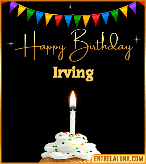 GiF Happy Birthday Irving